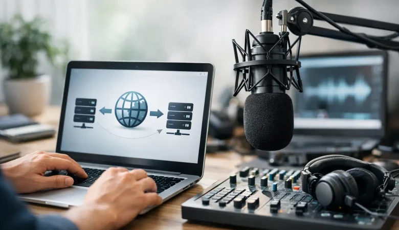 Aprenda a transferir dominio web sin detener su radio online