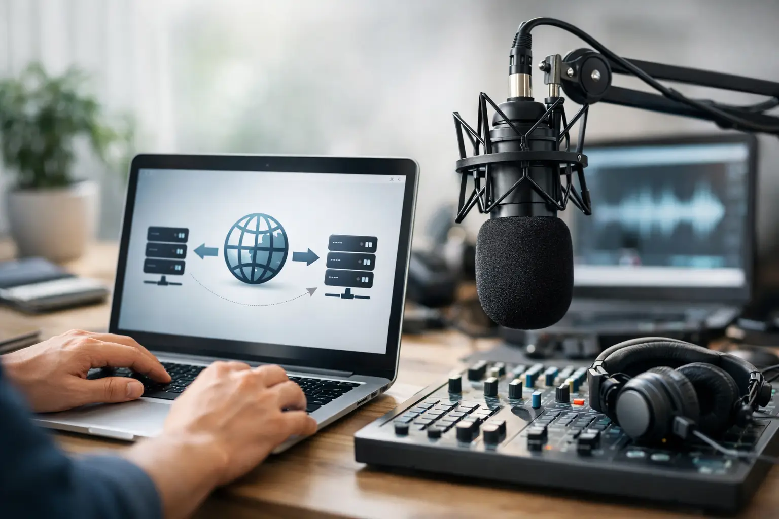 Aprenda a transferir dominio web sin detener su radio online