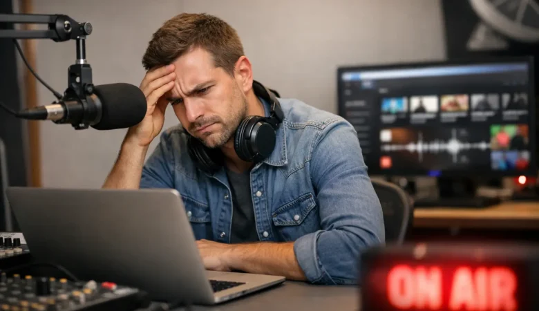 Errores al elegir proveedor de streaming para radio