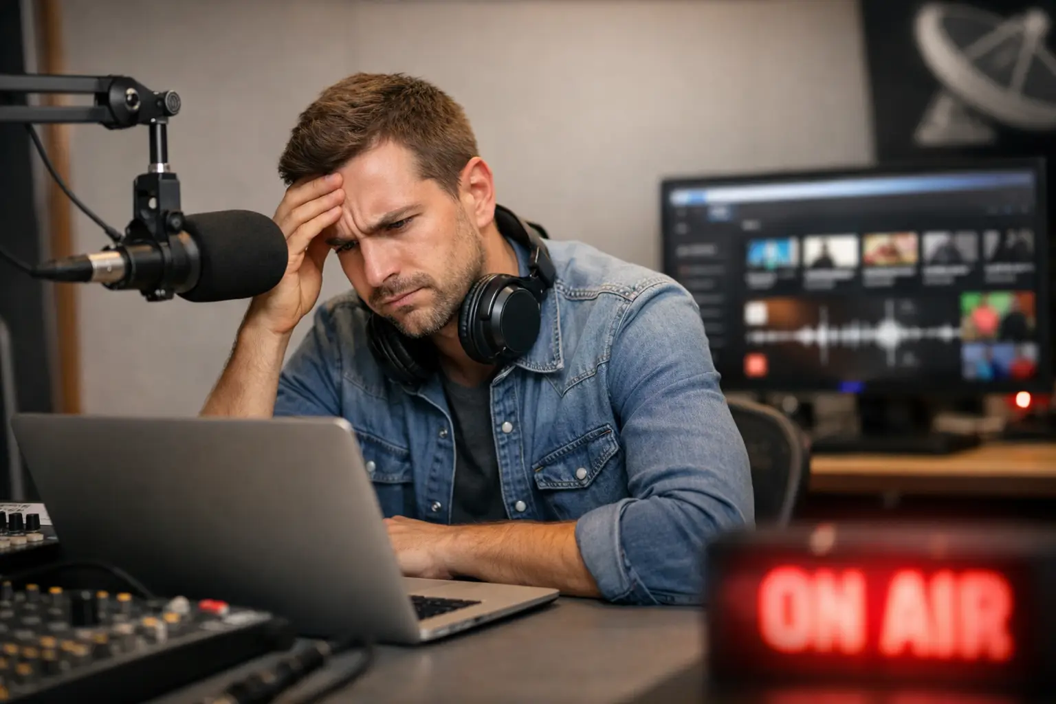 Errores al elegir proveedor de streaming para radio