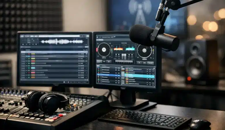 AutoDJ radial para emitir sin pausas