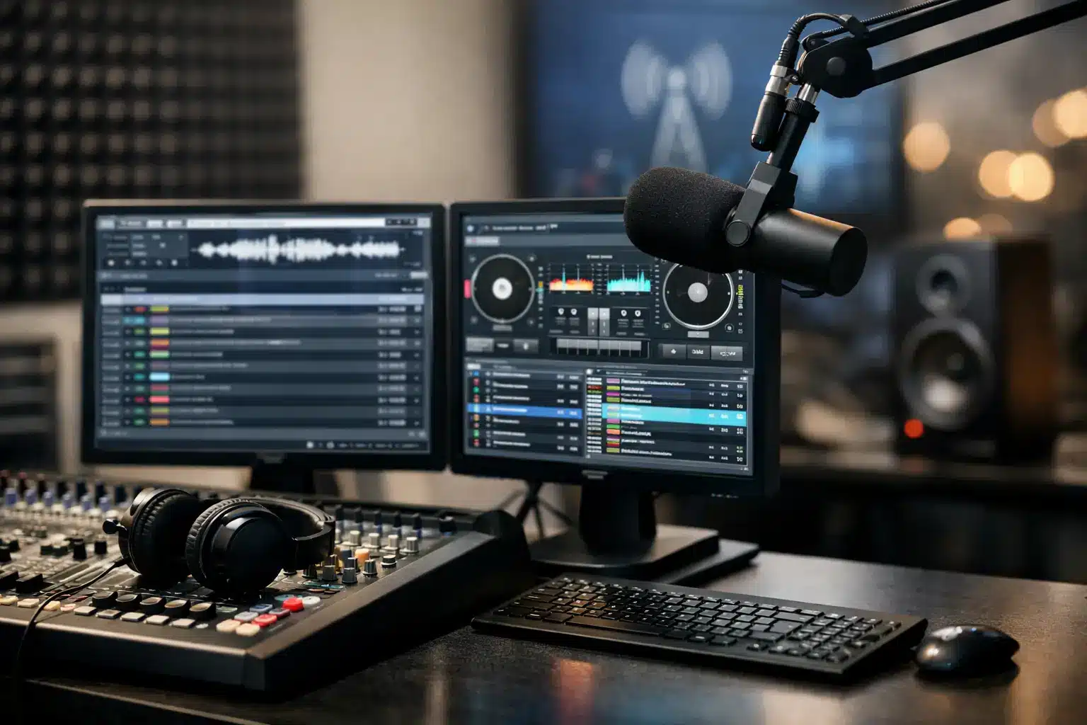 AutoDJ radial para emitir sin pausas