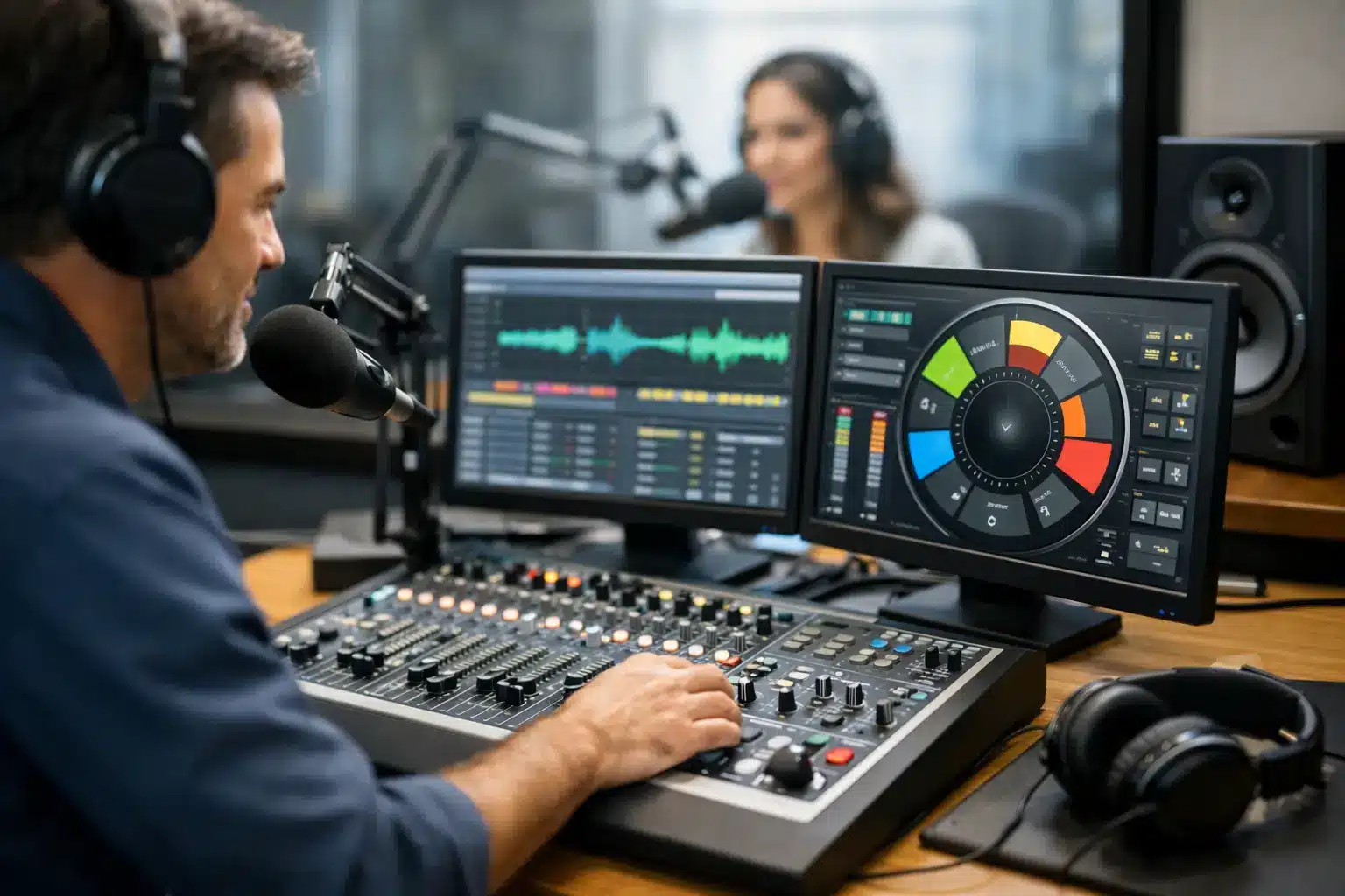 Funciones clave de panel radial para emitir mejor