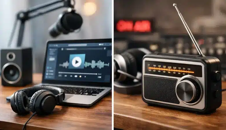 Radio web versus FM tradicional: qué conviene