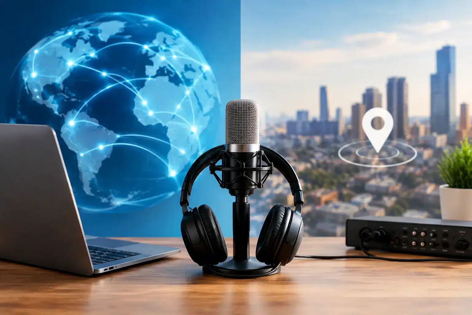 Servidores globales versus locales para radio online